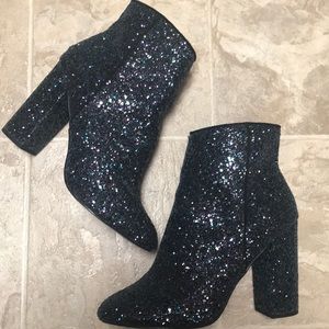 Glam glitter booties